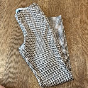 Straight Plaid Pants